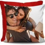 Cuscino quadrato rosso