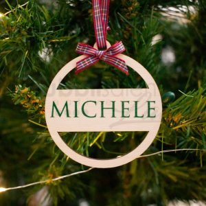 Decorazione Natale Personalizzata Nome
