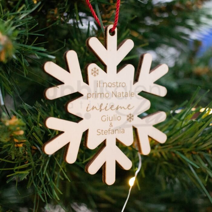 Decorazione di natale personalizzata Fiocco25 - immagine 2