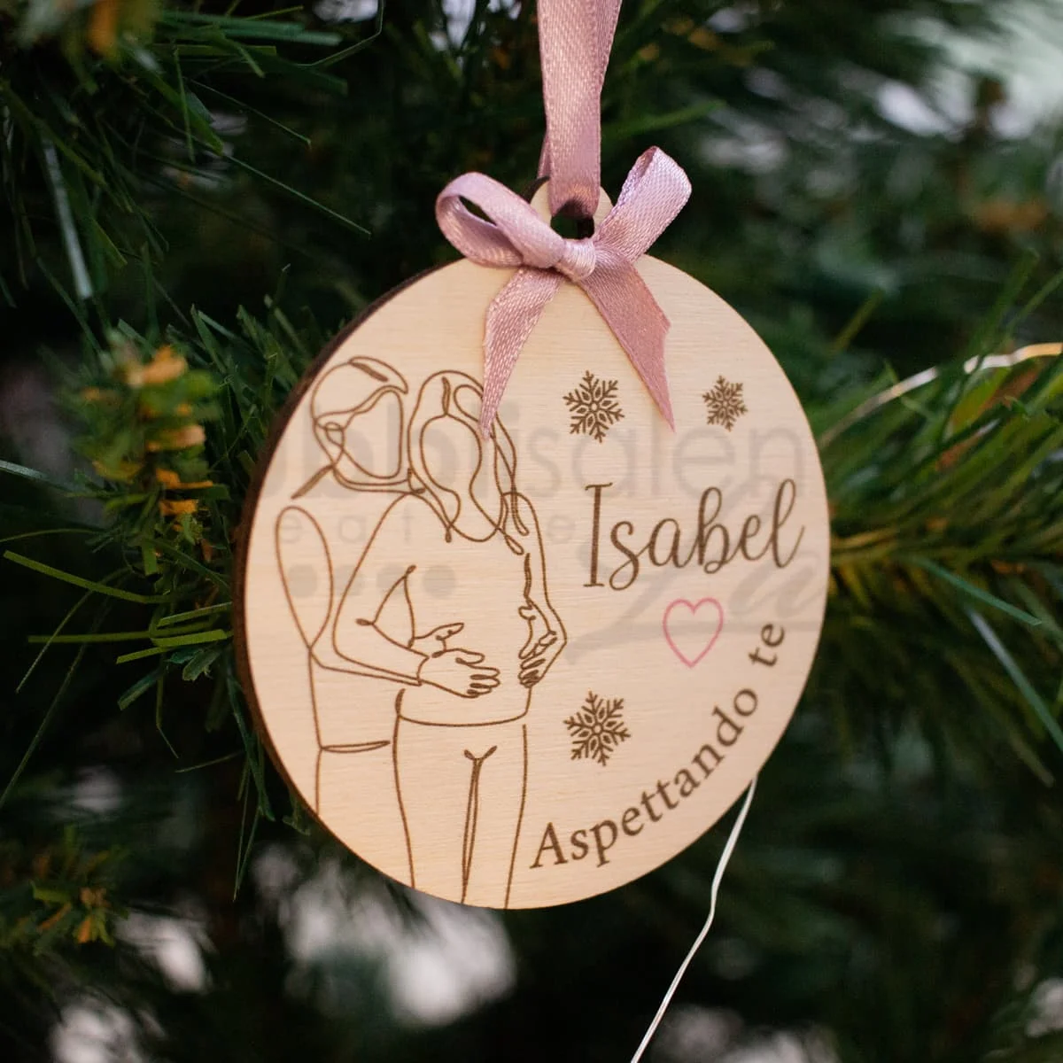 Decorazione pallina di natale personalizzata 19