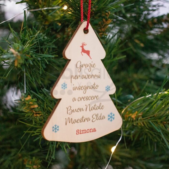 Decorazione alberello di natale personalizzato 08 - immagine 2