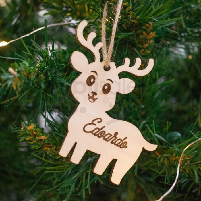 Decorazione renna di natale personalizzata 21 - immagine 1