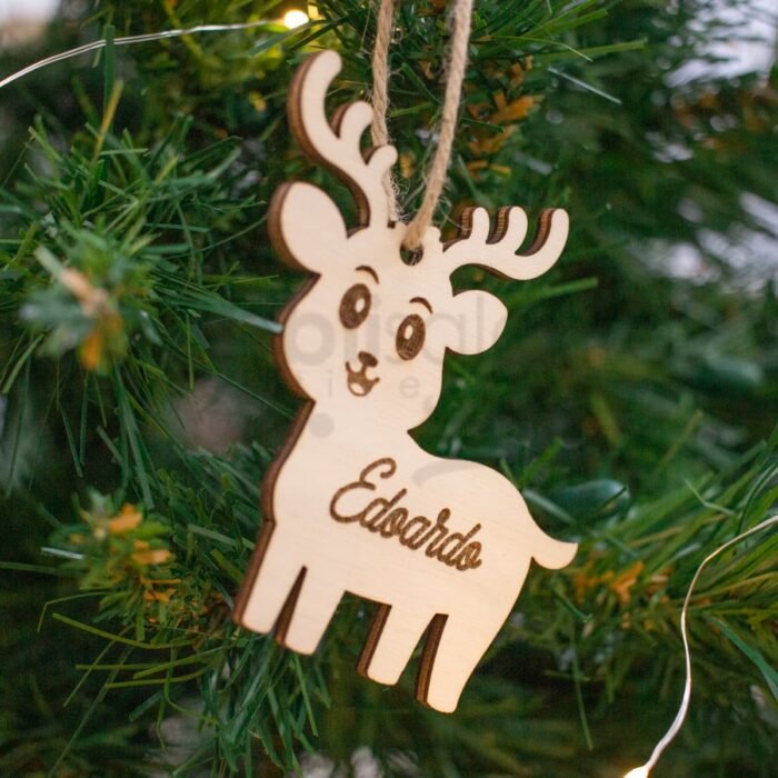 Decorazione renna di natale personalizzata 21 - immagine 2