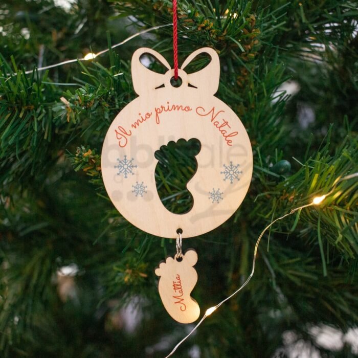 Decorazione pallina di natale personalizzata 06 - immagine 1