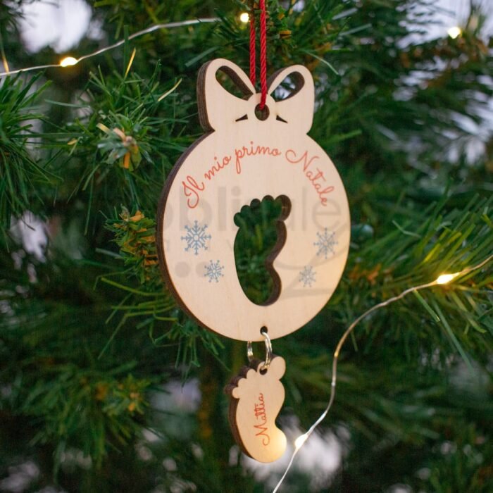 Decorazione pallina di natale personalizzata 06 - immagine 2