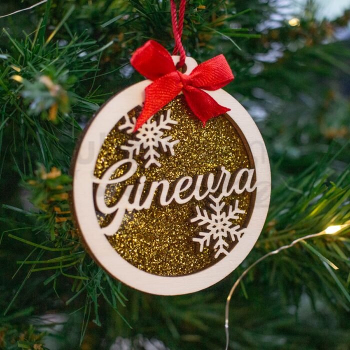 Decorazione pallina di natale personalizzata 03 - immagine 2