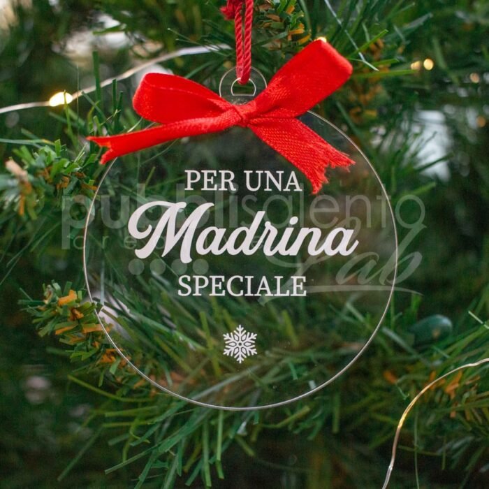 Decorazione pallina di natale personalizzata 02 - immagine 1