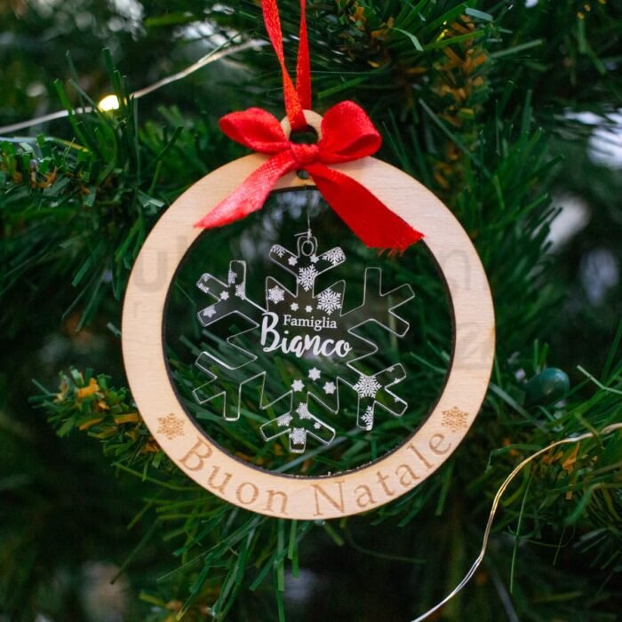 Decorazione sfera di natale personalizzata 12 - immagine 1