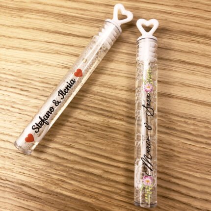 bolle di sapone personalizzate