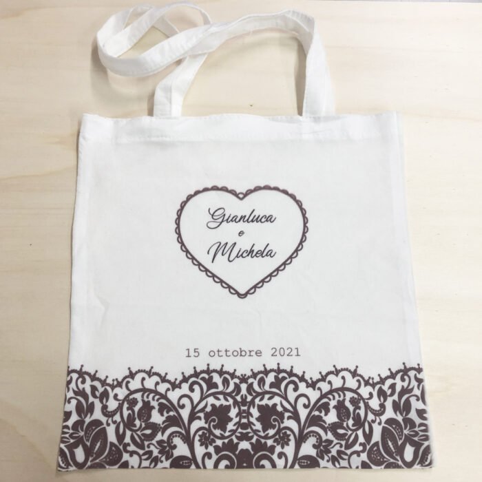 Wedding Bag in stoffa - immagine 7