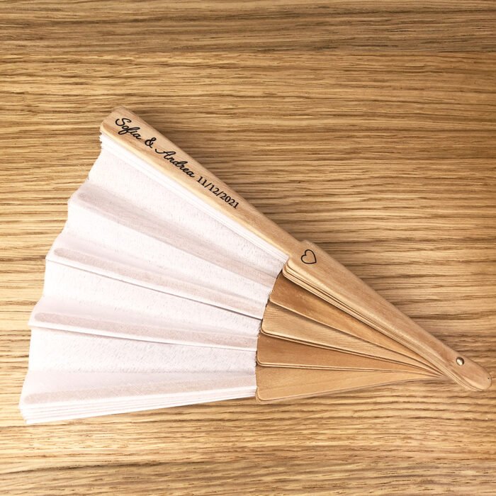 Ventaglio legno personalizzato