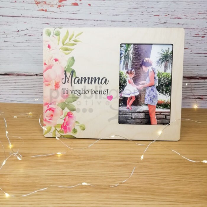 Portafoto in legno Mamma - immagine 1