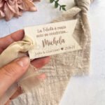 segna posto personalizzato per matrimonio