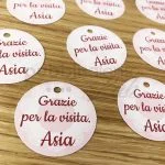Tag tondi in carta