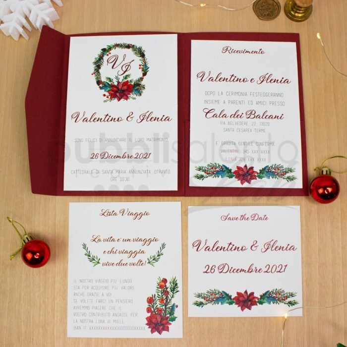 Partecipazione Pocketfold Christmas - immagine 3