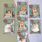 calamite animali del bosco con cartoncino personalizzato