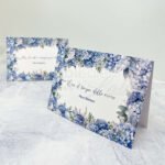 segnatavolo matrimonio con grafica personalizzata