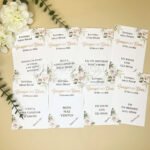 Premi dei cartoncini lotteria degli sposi per matrimonio