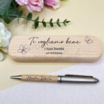 cofanetto penna maestre in legno personalizzato