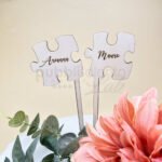 Cake topper puzzle personalizzato