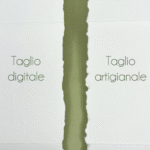 Taglio carta digitale e artigianale