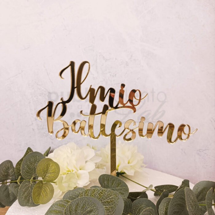 Cake topper Il mio Battesimo