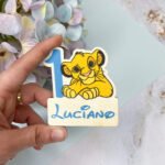 calamita per compleanni con simba