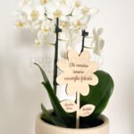Fiore in Legno con Dedica