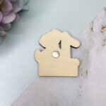 retro della calamita in legno